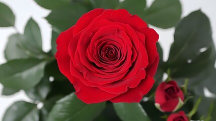 Stunning Red Rose Close Up Photography Romance Flower