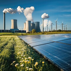 Hybrid power plants renewable energy systems combined energy solutions sustainable power generation hybrid technology clean energy generation eco-conscious power plants