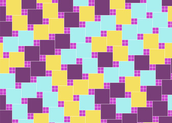 幾何学的なタイル模様 背景