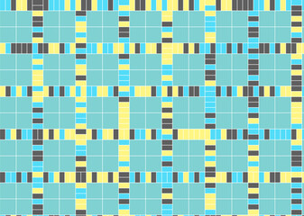 幾何学的なタイル模様 背景