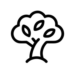 Naklejka premium keaki tree icon