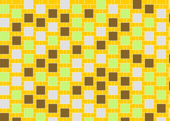 幾何学的なタイル模様 背景