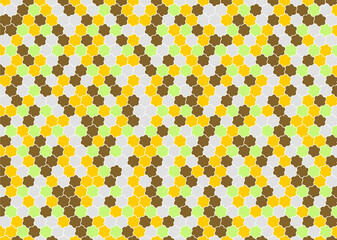 幾何学的なタイル模様 背景