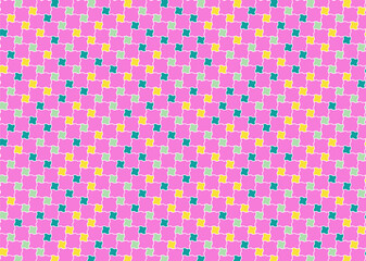 幾何学的なタイル模様 背景