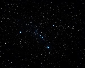 Obraz premium Stunning Night Sky with Bright Stars and Constellations