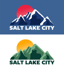 salt lake city utah with beautiful mountain views