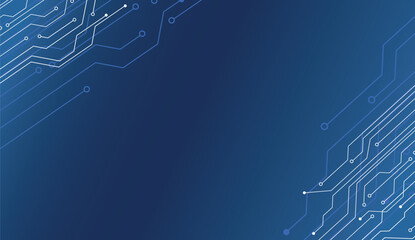 blue wire line background, circuit line energy light background in vector illustration, website background for engineer and technology