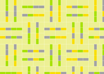 幾何学的なタイル模様 背景