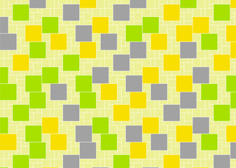 幾何学的なタイル模様 背景