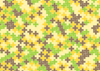 幾何学的なタイル模様 背景