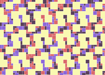 幾何学的なタイル模様 背景