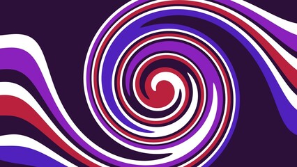 Abstract Swirl: An eye-catching graphic of swirling, colorful lines creates a dynamic and engaging visual, with shades of red, purple, and white. 