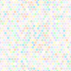 Pastel Hexagon Honeycomb Pattern – Cute Geometric Background for Kids and Girls