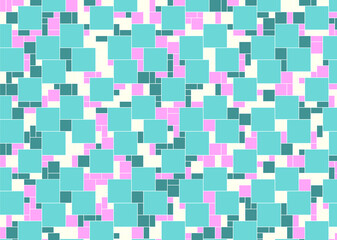 幾何学的なタイル模様 背景