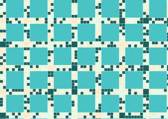 Fototapeta premium 幾何学的なタイル模様 背景