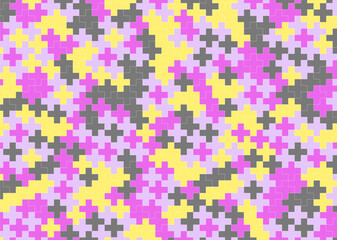 幾何学的なタイル模様 背景