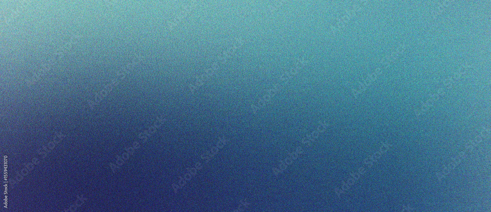 Poster teal, periwinkl and grey gradient smooth dreamy noise texture with faded grain effect for profession