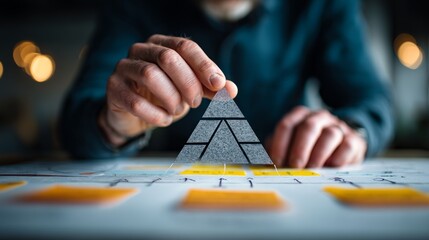 Creative Business Strategy Implementation with Pyramid Structure Model