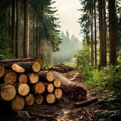 Forest management practices sustainable logging reforestation biodiversity conservation ecosystem monitoring fire prevention eco forestry renewable resource planning