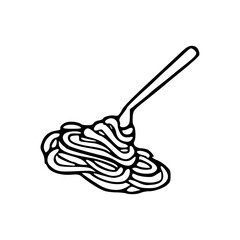 Italian spaghetti clipart