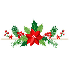 holly leaves and berries