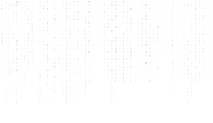 Binary Code Data Stream Digital Pattern, Zeroes, Ones, Abstract Background