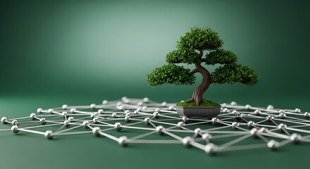 Bonsai Tree on Abstract Network Growth, Resilience, and Connectivity