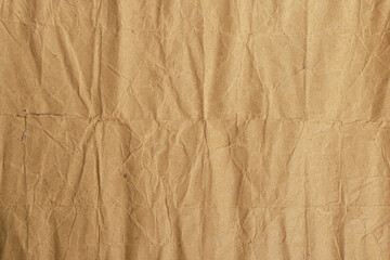 Torn Crumpled Kraft Paper Texture

