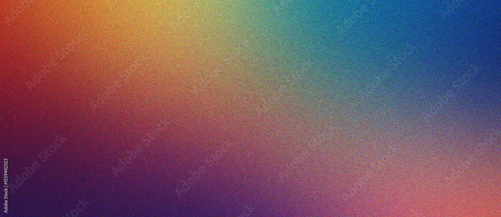 Aufkleber khaki, cyan and indigo gradient noise texture with grainy soft surface ideal for branding and artist