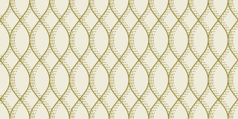 Wavy Abstract Seamless Vector Pattern for Wallpaper and Fabric Design