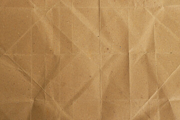 Brown Kraft Paper Folded Texture

