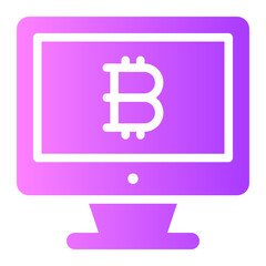bitcoin gradient icon