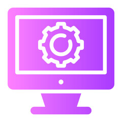 gear gradient icon