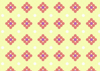 和をイメージしたドット柄 タイル 背景