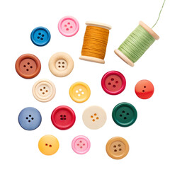 buttons on a white background