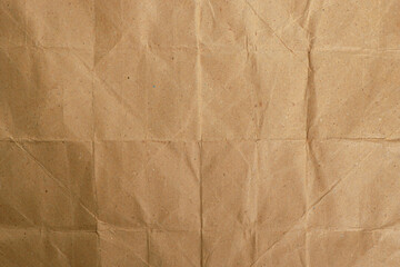 Vintage Brown Crumpled Paper Texture

