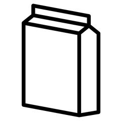 Brick bag in vector illustration