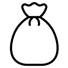 Trash bag in vector illustration