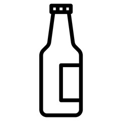 Bottle in vector illustration