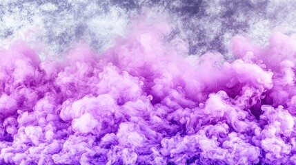 Fototapeta premium Purple abstract smoke cloud dreamy background. Mist vapor haze texture in a vivid pattern. Atmospheric illusion, artistic fantasy, visual design, modern decorative composition, magical imagination,