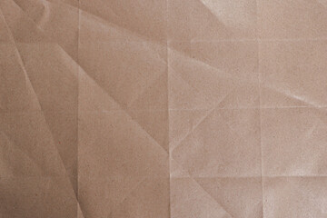 Brown Folded Kraft Paper Texture

