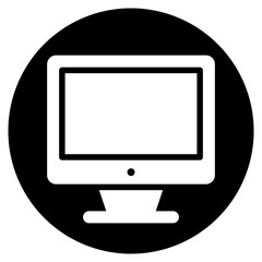 monitor glyph icon