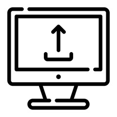 upload line icon