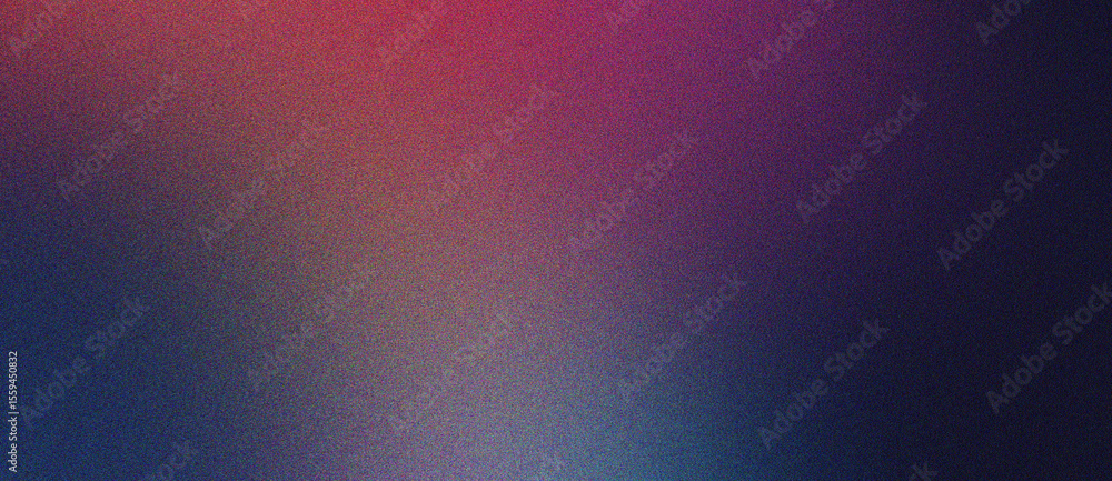 Poster navy, salmon and lilac gradient noise texture effect with soft grain for print and digital art
