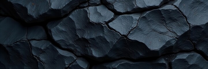 Dark, rough coal texture Veined, layered black , excavation, stone