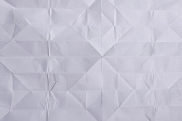 Folded White Paper Texture Background

