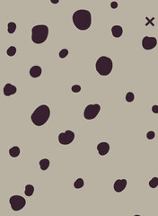 Seamless pattern with polka dots. Vector illustration for your design