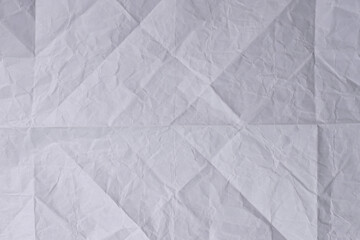 White Wrinkled Paper Texture Background