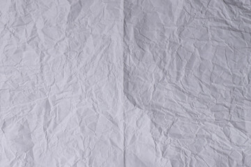 White Wrinkled Paper Texture Background