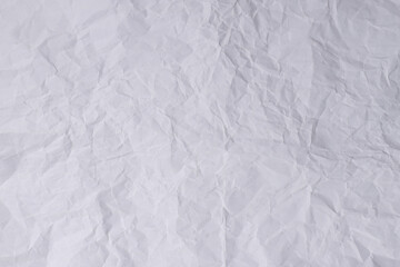 Crumpled White Paper Texture Background